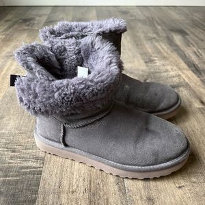 UGG Mini Bailey Bow II Shimmer Boots Womens 7